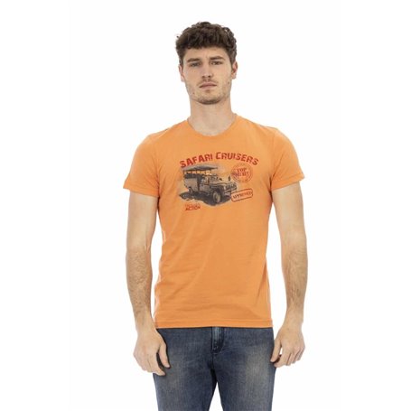 Trussardi Action T-shirts Orange Homme