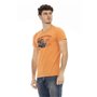 Trussardi Action T-shirts Orange Homme