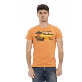 Trussardi Action T-shirts Orange Homme