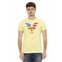 Trussardi Action T-shirts Jaune Homme