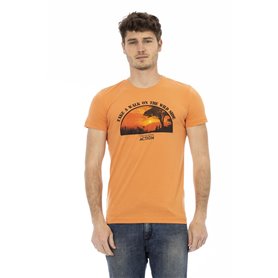 Trussardi Action T-shirts Orange Homme