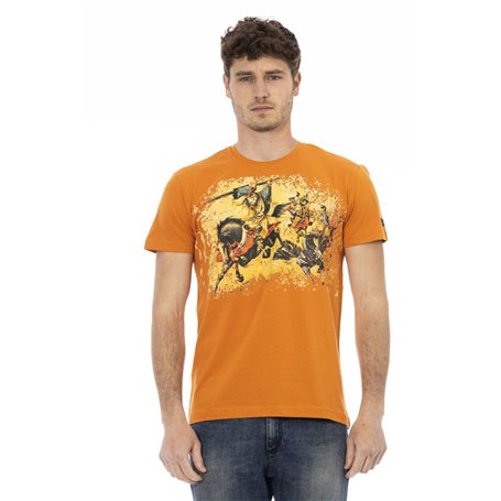 Trussardi Action T-shirts Orange Homme