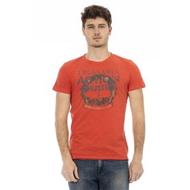 Trussardi Action T-shirts Rouge Homme