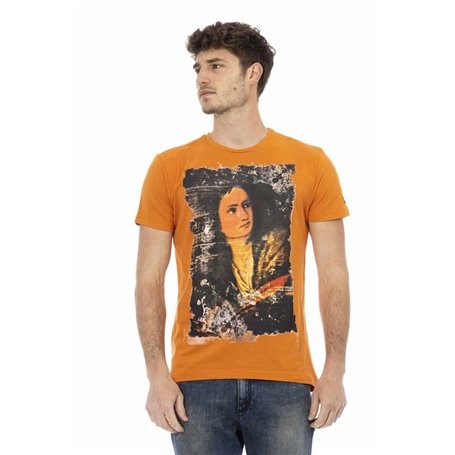 Trussardi Action T-shirts Orange Homme