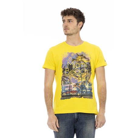 Trussardi Action T-shirts Jaune Homme