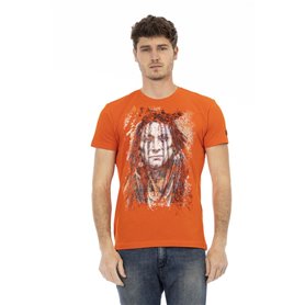 Trussardi Action T-shirts Orange Homme