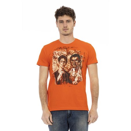 Trussardi Action T-shirts Orange Homme