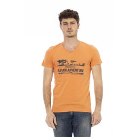 Trussardi Action T-shirts Orange Homme