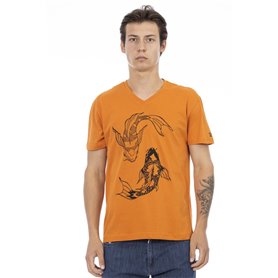 Trussardi Action T-shirts Orange Homme