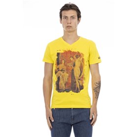 Trussardi Action T-shirts Jaune Homme