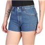 Levis Bermuda Bleu Femme