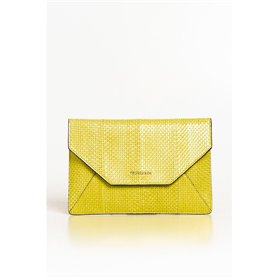 Trussardi Pochettes Jaune Femme