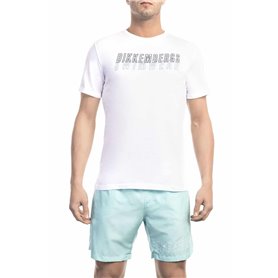 Bikkembergs Beachwear T-shirts Blanc Homme