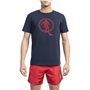 Bikkembergs Beachwear T-shirts Bleu Homme