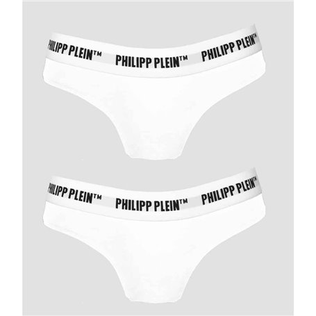 Philipp Plein Slips Blanc Femme