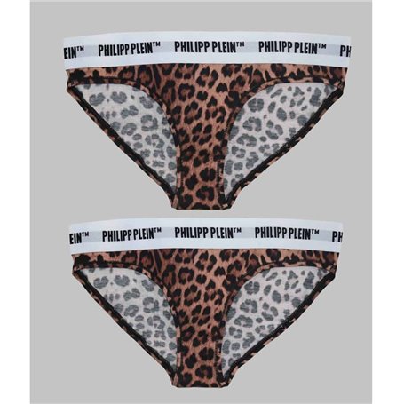 Philipp Plein Slips Brun Femme