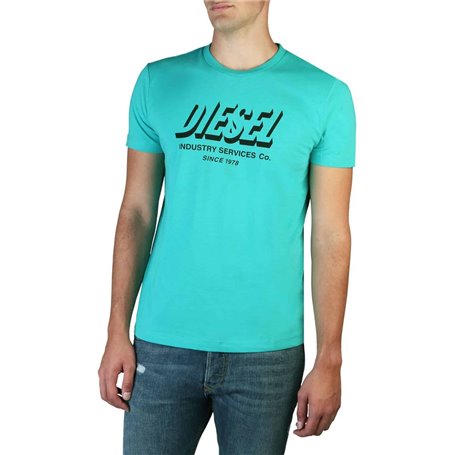 Diesel T-shirts Bleu Homme