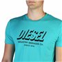 Diesel T-shirts Bleu Homme