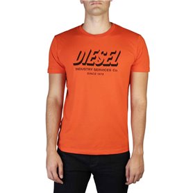 Diesel T-shirts Orange Homme