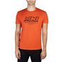 Diesel T-shirts Orange Homme