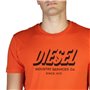 Diesel T-shirts Orange Homme