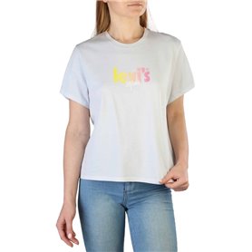 Levis T-shirts Bleu Femme