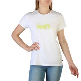 Levis T-shirts Blanc Femme