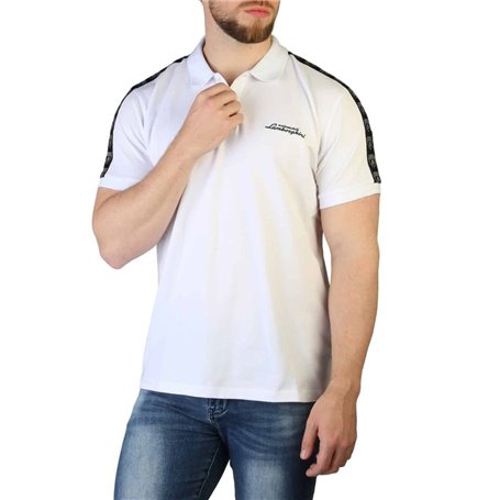 Lamborghini Polo Blanc Homme