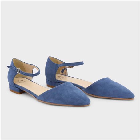 Made in Italia Ballerines Bleu Femme