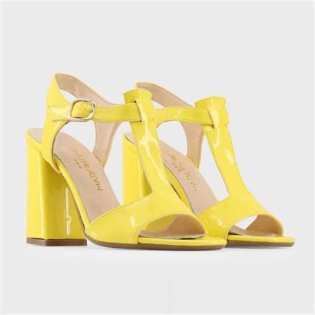 Made in Italia Sandales Jaune Femme