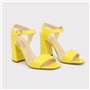 Made in Italia Sandales Jaune Femme