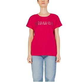 Blauer T-Shirt Femme 91710