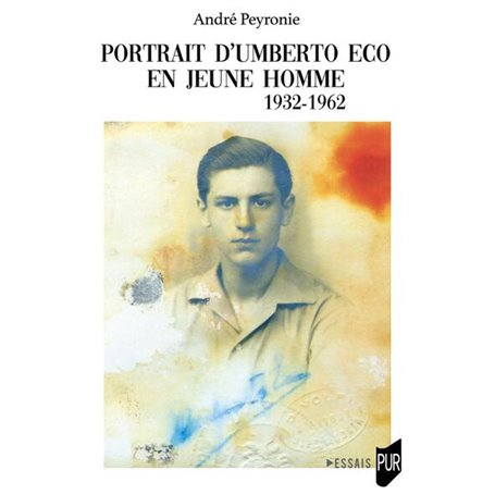 Portrait d'Umberto Eco en jeune homme