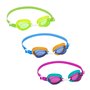 Bestway Lunettes de Natation en Silicone Junior Anti-buée Couleur Aléatoire +7 Ans Plage et Piscine 21065