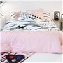 Housse de Couette HappyFriday Blanc Blush  Multicouleur 155 x 220 cm