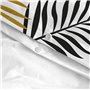 Housse de Couette HappyFriday Blanc Foliage  Multicouleur 155 x 220 cm
