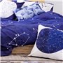 Housse de coussin HappyFriday Blanc Cosmos Multicouleur 2 Pièces