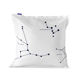 Housse de coussin HappyFriday Blanc Cosmos Multicouleur 60 x 60 cm