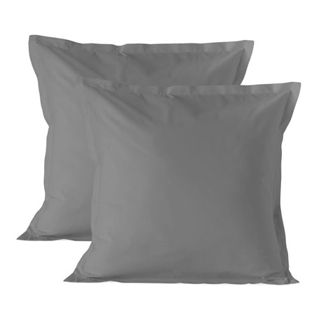 Taie d'oreiller HappyFriday BASIC Beige 60 x 60 cm (2 Unités)