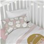 Parure de couette HappyFriday Happynois Kitty Multicouleur Lit de bébé 2 Pièces