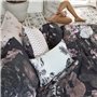 Housse de Couette HappyFriday Onyx Multicouleur 200 x 200 cm