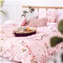 Housse de Couette HappyFriday Chinoiserie rose Multicouleur 155 x 220 cm