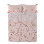 Drap HappyFriday Chinoiserie rose Multicouleur 260 x 270 cm (asiatico/oriental)