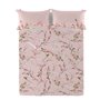 Drap HappyFriday Chinoiserie rose Multicouleur 260 x 270 cm (asiatico/oriental)