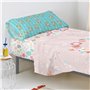 Drap housse HappyFriday Moshi Moshi Fantasy Multicouleur 90 x 200 x 32 cm