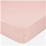 Drap housse HappyFriday BASIC Rose clair 90 x 200 x 32 cm