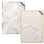 Tissu de cuisine HappyFriday Blanc Foliage Multicouleur 70 x 50 cm (2 Unités)