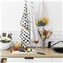 Tissu de cuisine HappyFriday Blanc Live Multicouleur 70 x 50 cm (2 Unités)