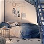 Housse de Couette HappyFriday Blanc Nightfall  Multicouleur 200 x 200 cm