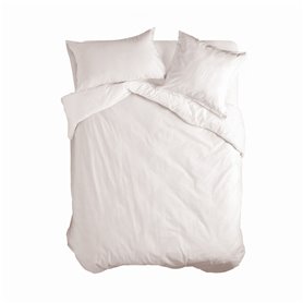 Housse de Couette HappyFriday Basic Blanc 155 x 220 cm